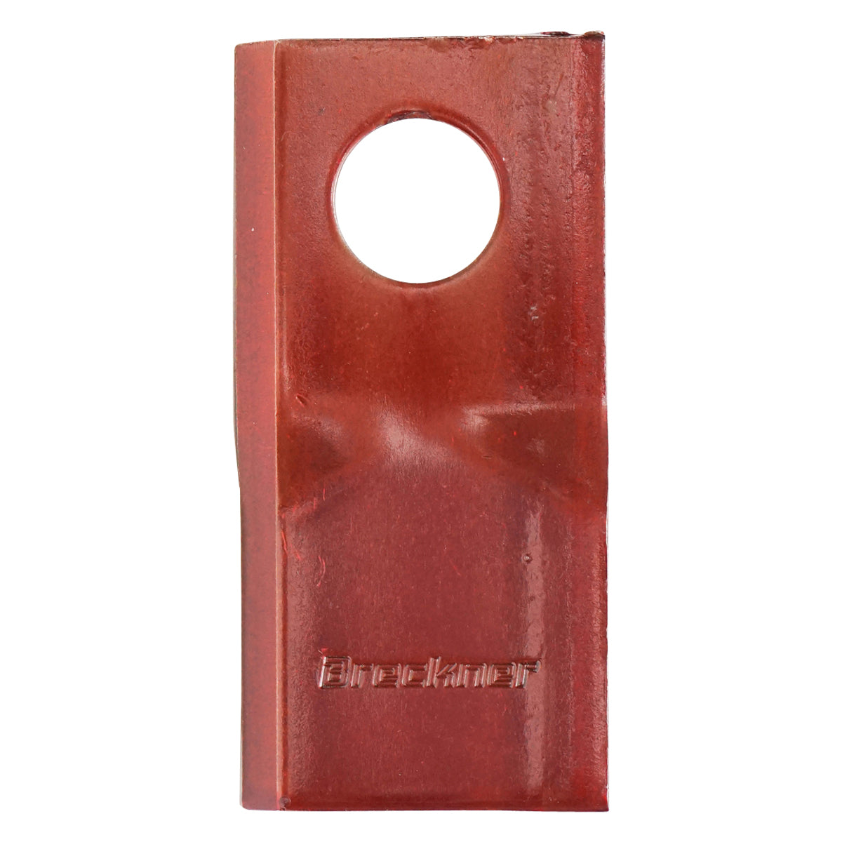 Twisted blade, right rotation direction for rotary mower 100x50x4mm 21mm Breckner Germany